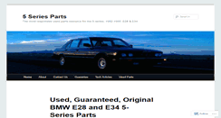 Desktop Screenshot of 5seriesparts.com