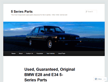 Tablet Screenshot of 5seriesparts.com